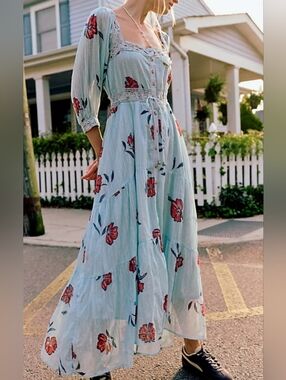 Free People Maxi Shirt Dress